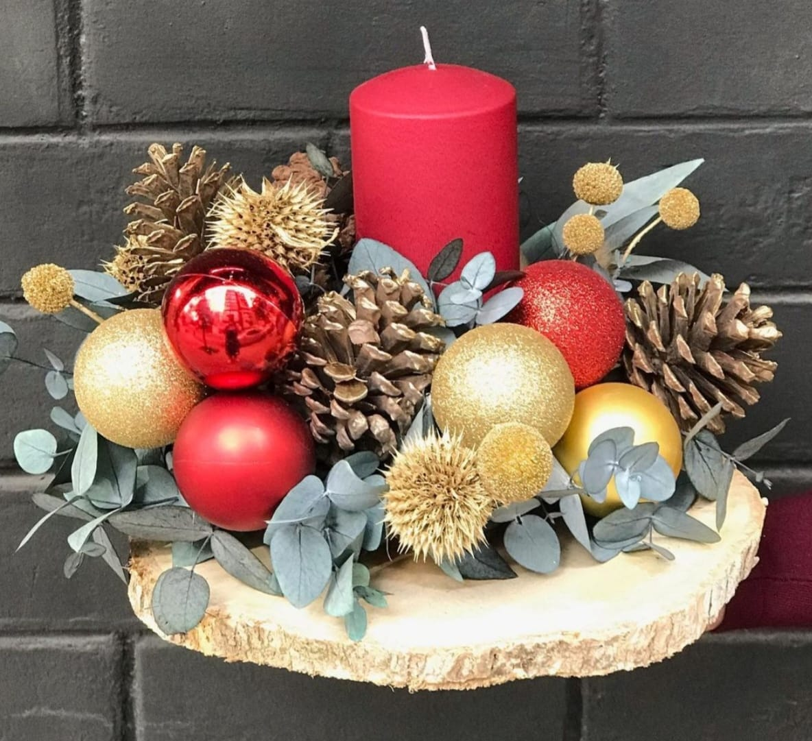 MERRY CHRISTMAS, CENTRO DE MESA