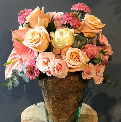 PEACH DREAM, ARREGLO FLORAL