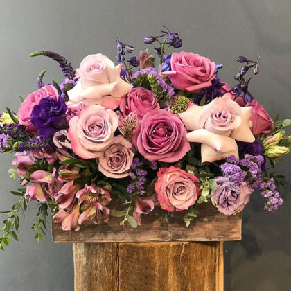 PURPLE RAPSODY, ARREGLO FLORAL